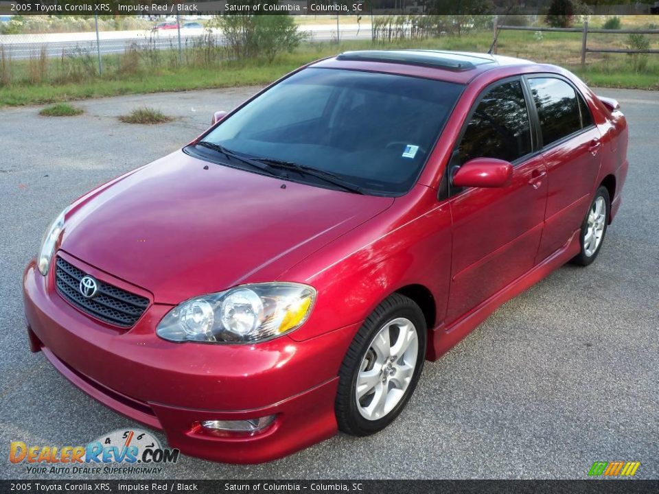 2005 Toyota Corolla XRS Impulse Red / Black Photo #4