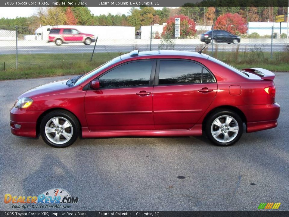 2005 Toyota Corolla XRS Impulse Red / Black Photo #5