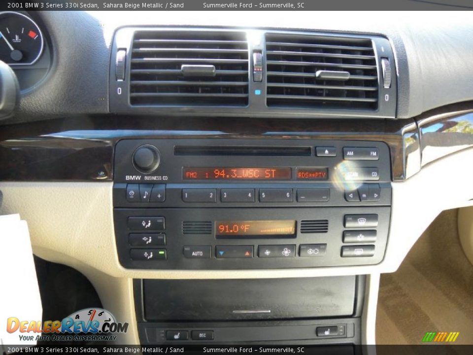 2001 BMW 3 Series 330i Sedan Sahara Beige Metallic / Sand Photo #21