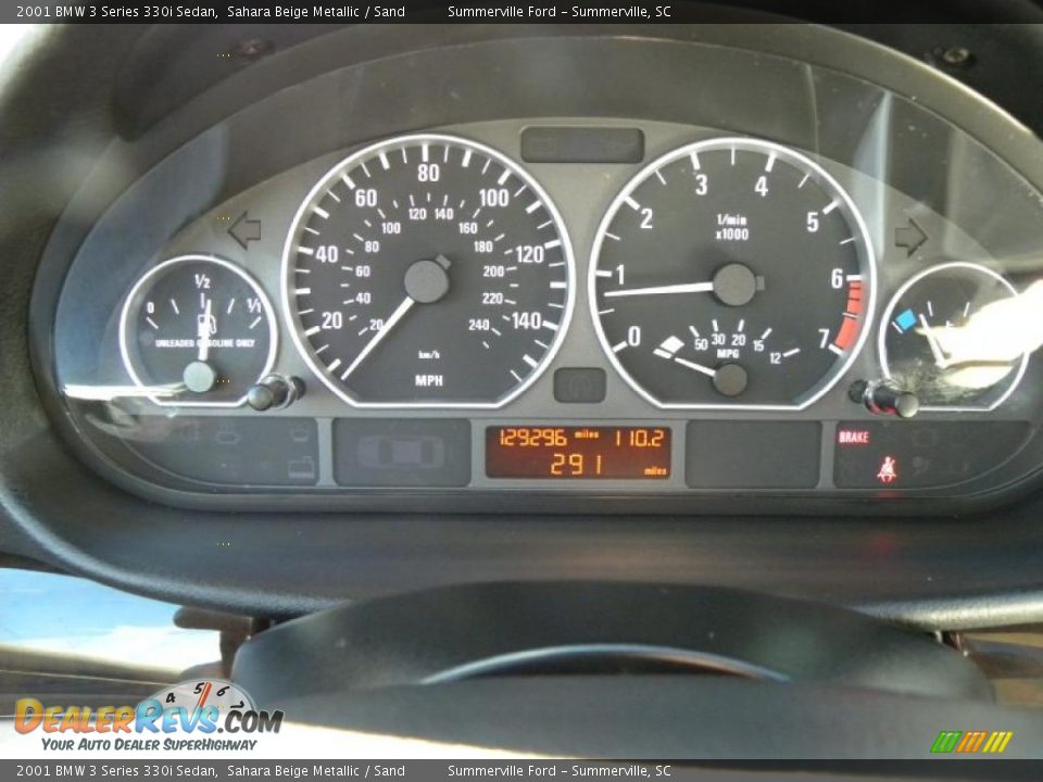 2001 BMW 3 Series 330i Sedan Sahara Beige Metallic / Sand Photo #22