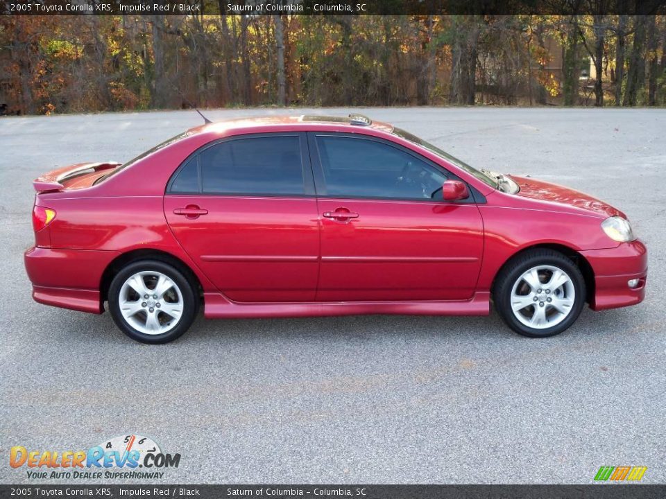 2005 Toyota Corolla XRS Impulse Red / Black Photo #11