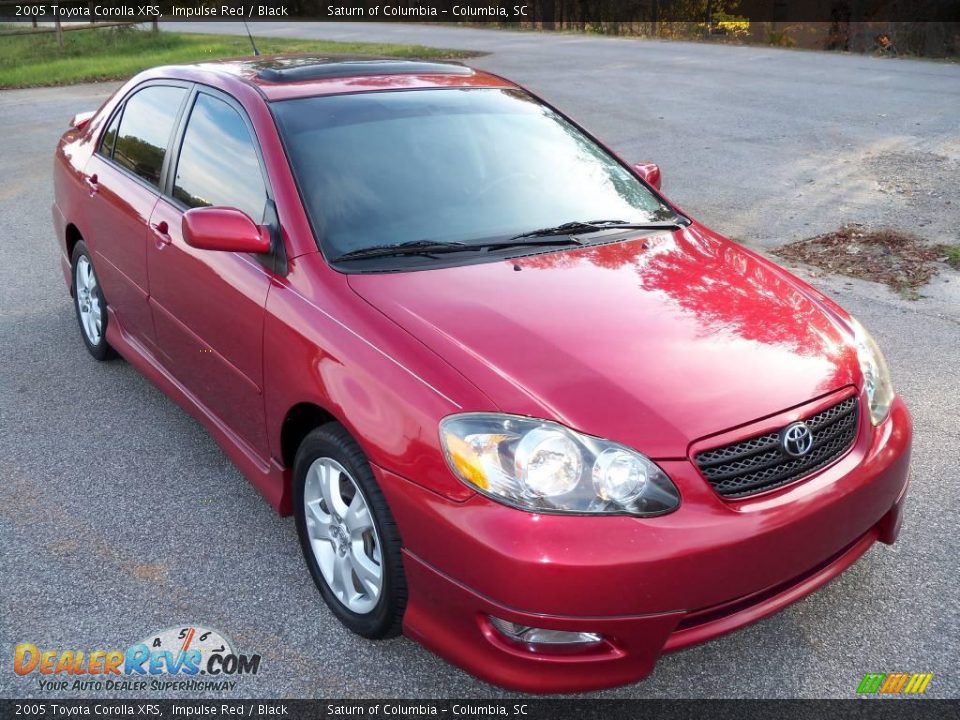 2005 Toyota Corolla XRS Impulse Red / Black Photo #12