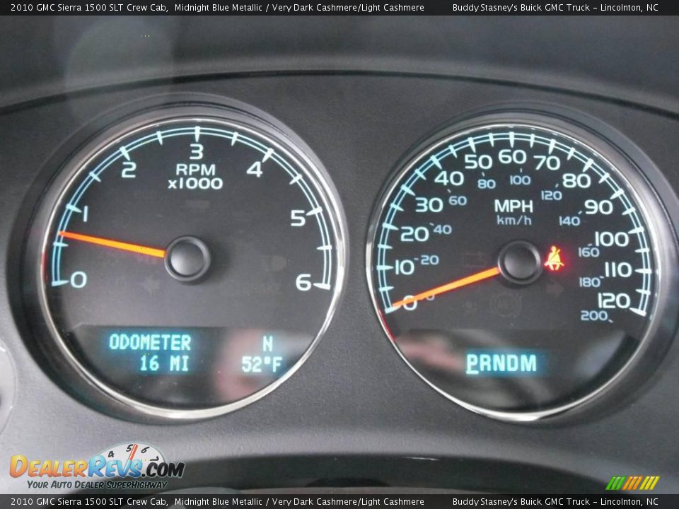 2010 GMC Sierra 1500 SLT Crew Cab Midnight Blue Metallic / Very Dark Cashmere/Light Cashmere Photo #27