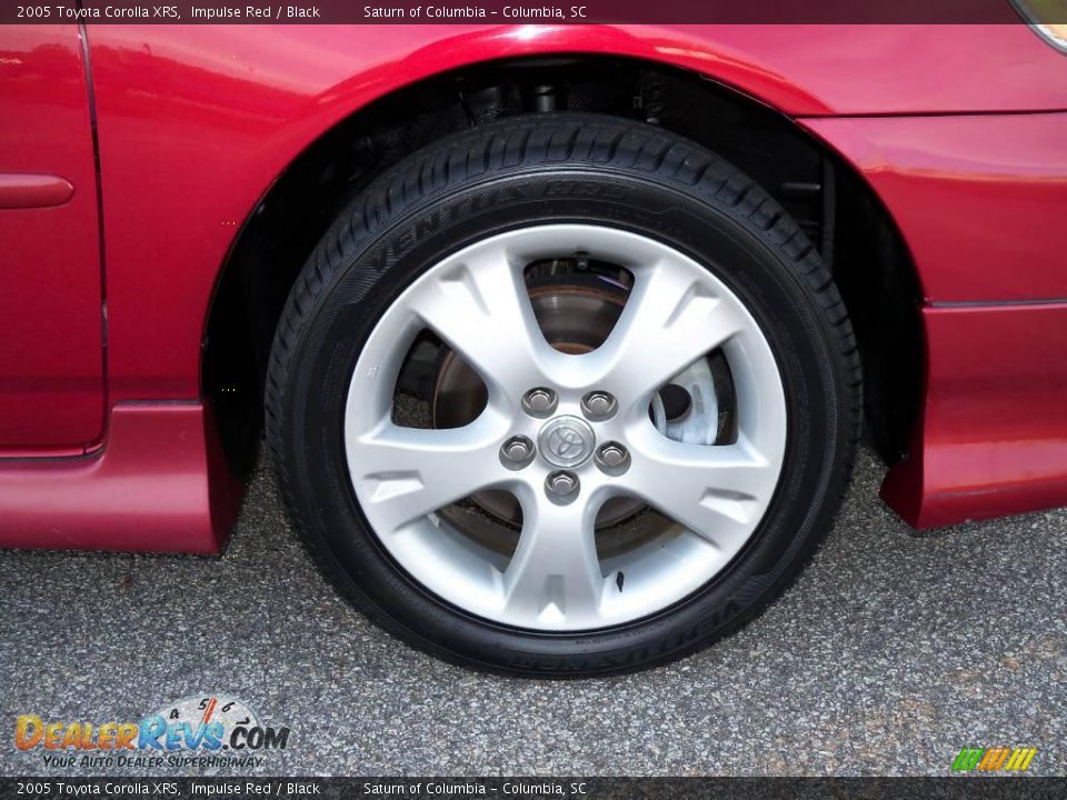 2005 Toyota Corolla XRS Impulse Red / Black Photo #16