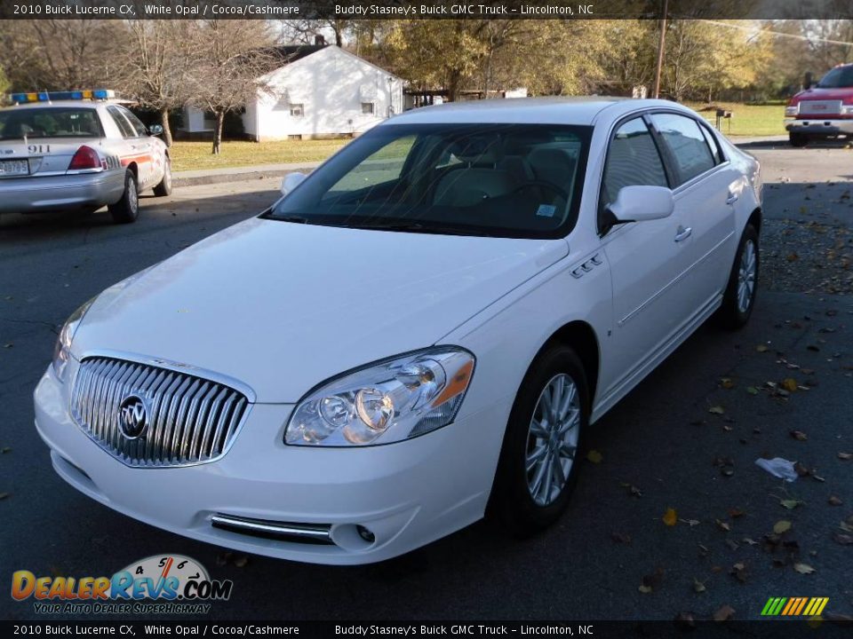 2010 Buick Lucerne CX White Opal / Cocoa/Cashmere Photo #1