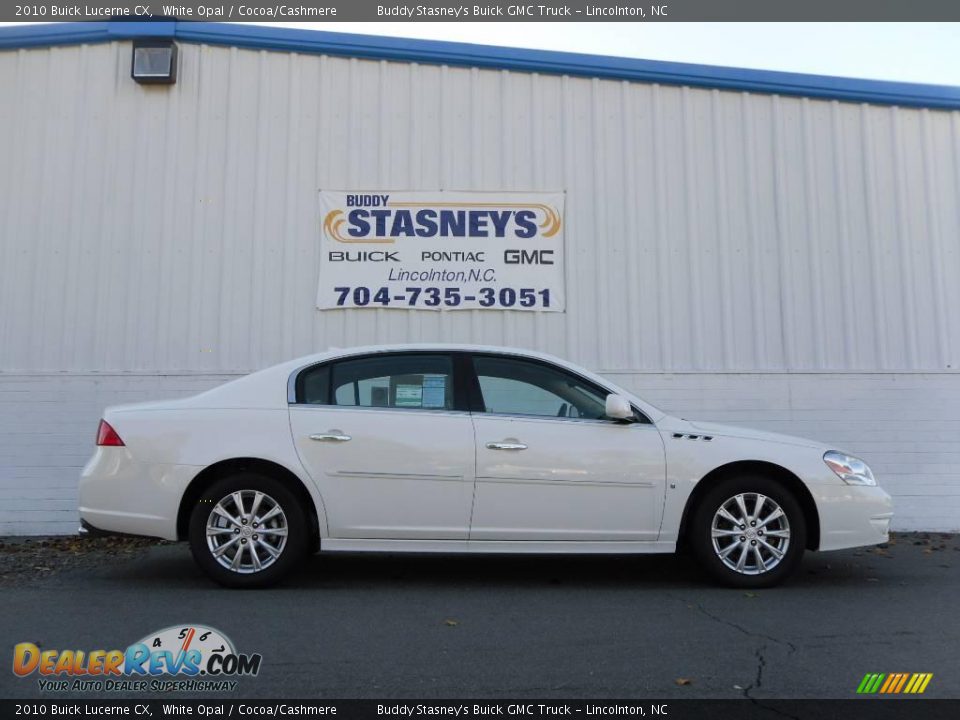 2010 Buick Lucerne CX White Opal / Cocoa/Cashmere Photo #2
