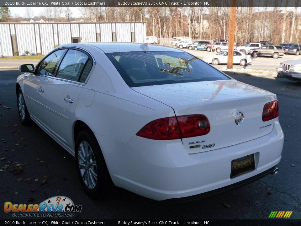 2010 Buick Lucerne CX White Opal / Cocoa/Cashmere Photo #3