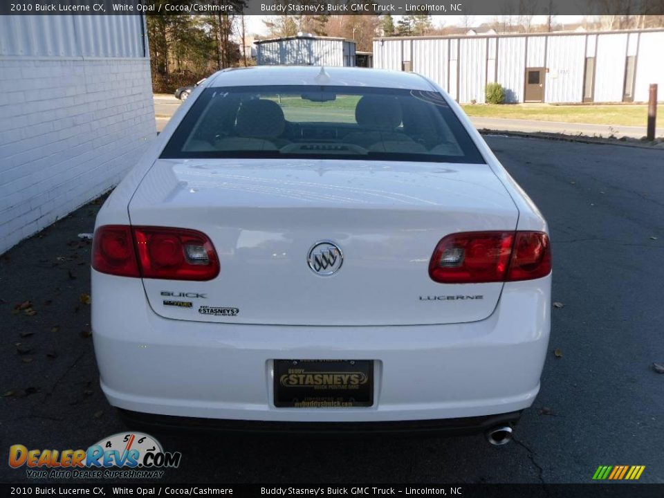 2010 Buick Lucerne CX White Opal / Cocoa/Cashmere Photo #4