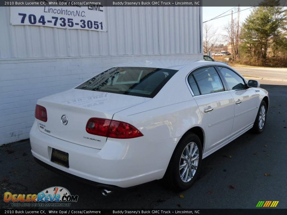 2010 Buick Lucerne CX White Opal / Cocoa/Cashmere Photo #5