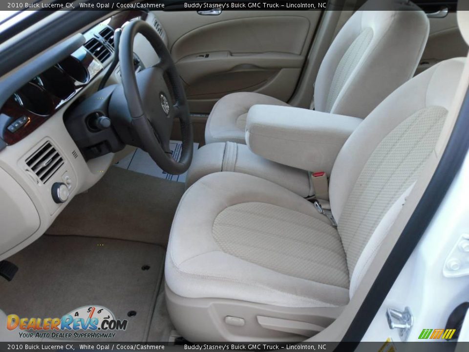 2010 Buick Lucerne CX White Opal / Cocoa/Cashmere Photo #8