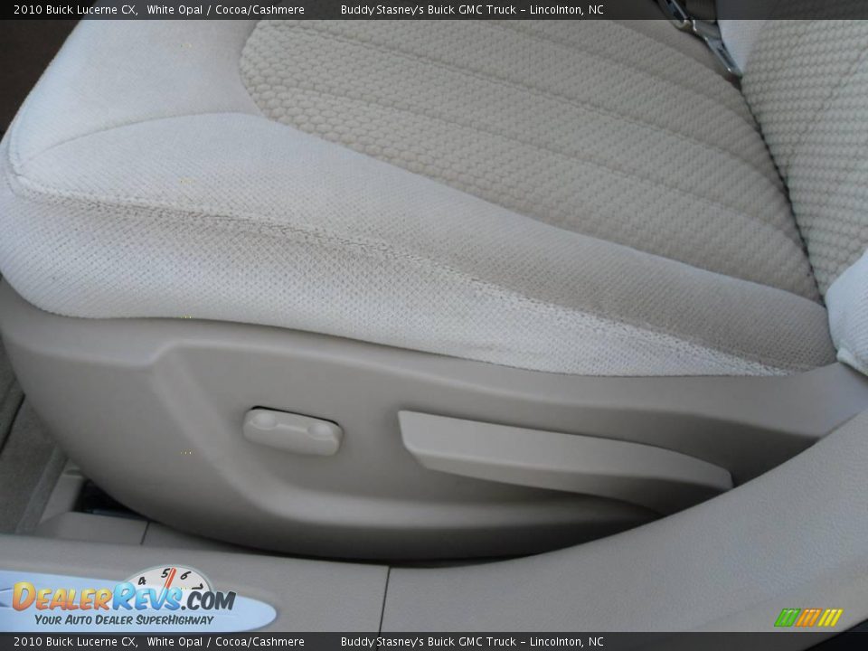 2010 Buick Lucerne CX White Opal / Cocoa/Cashmere Photo #9