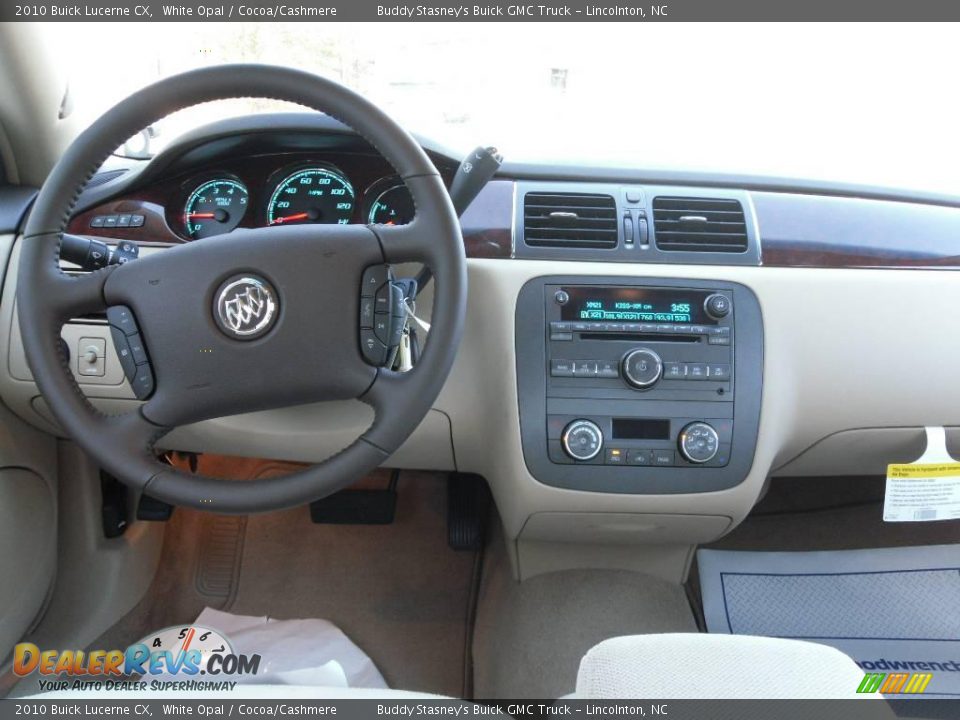 2010 Buick Lucerne CX White Opal / Cocoa/Cashmere Photo #11