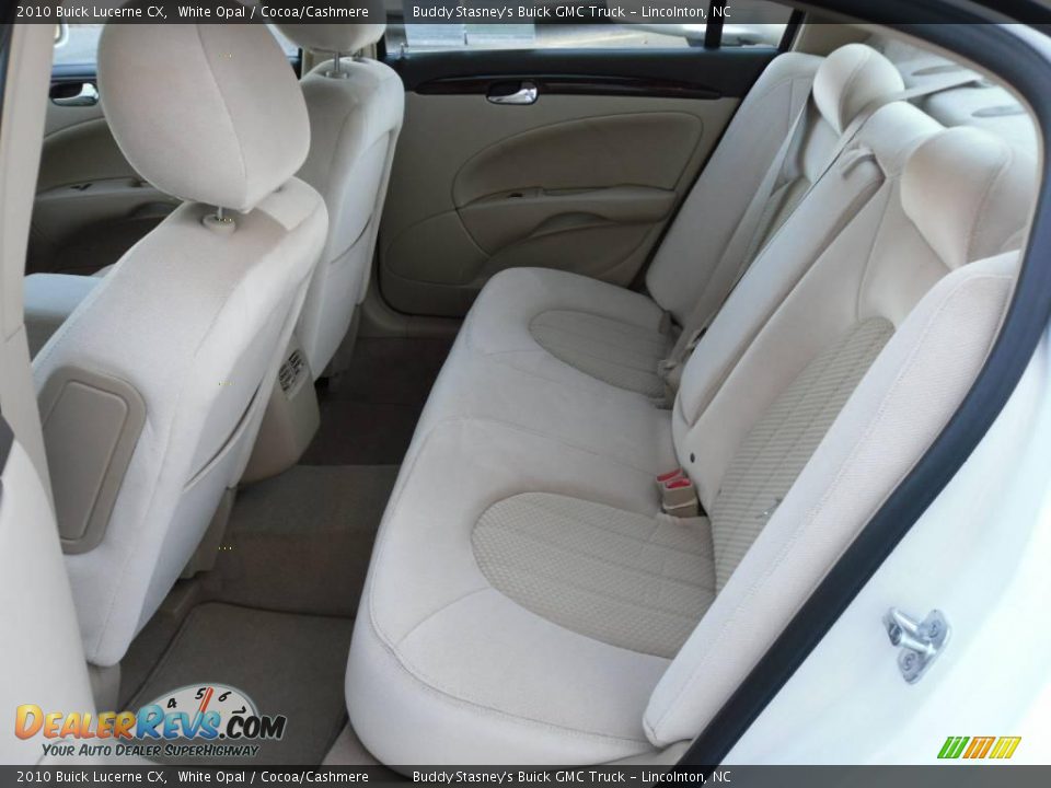2010 Buick Lucerne CX White Opal / Cocoa/Cashmere Photo #13