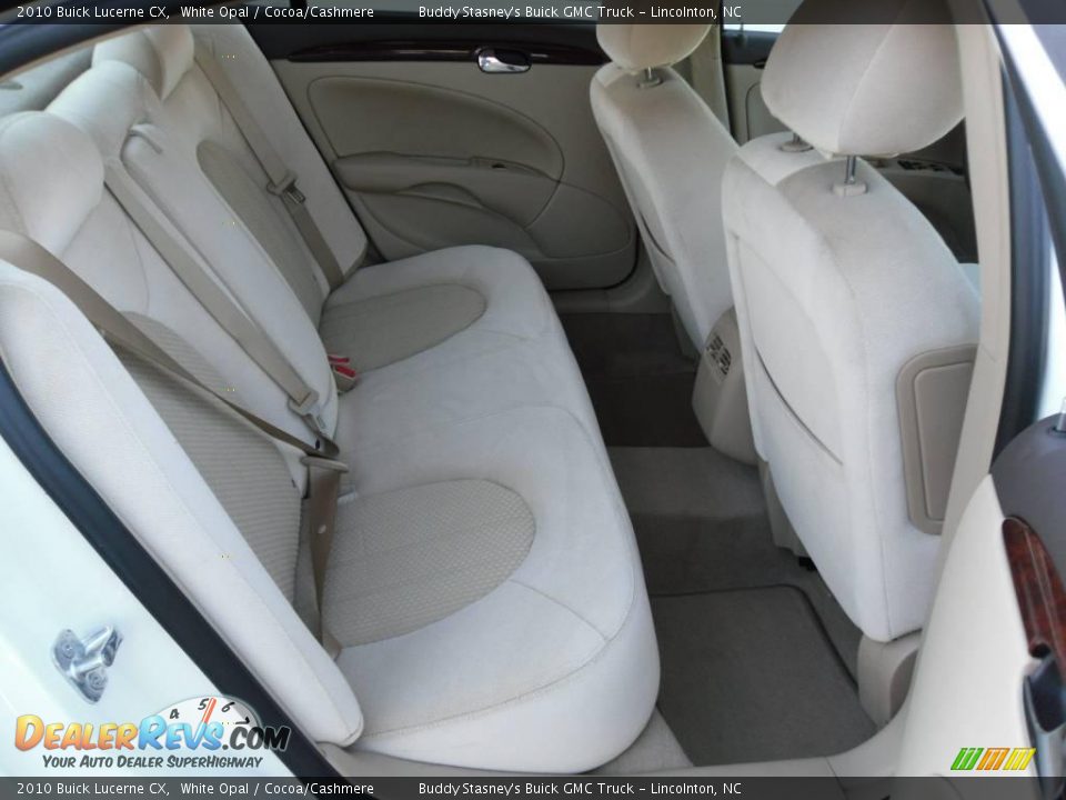 2010 Buick Lucerne CX White Opal / Cocoa/Cashmere Photo #15