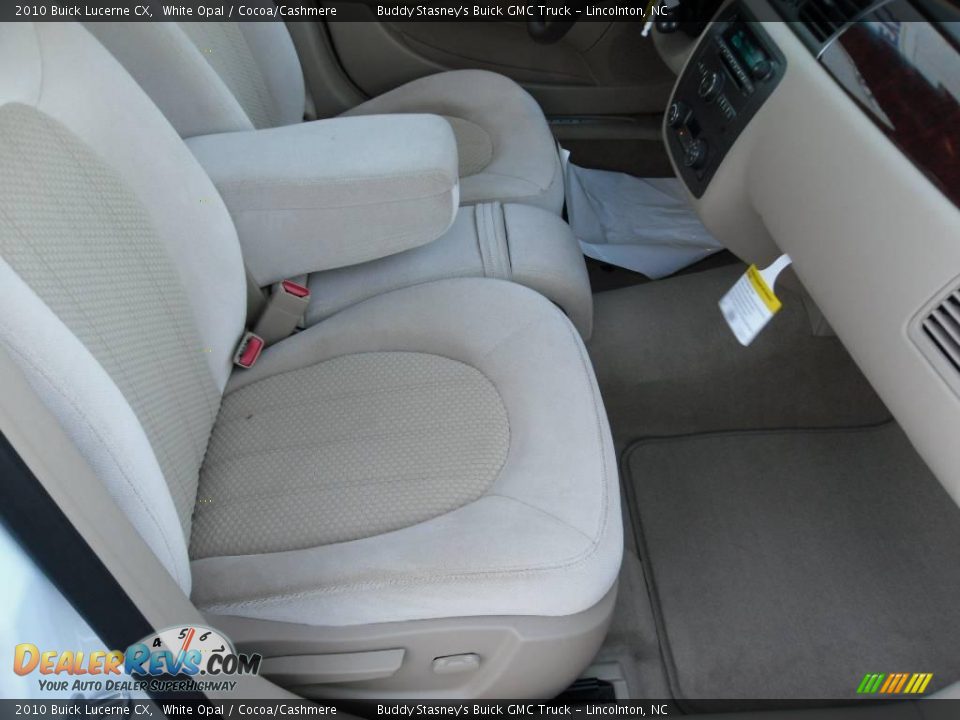 2010 Buick Lucerne CX White Opal / Cocoa/Cashmere Photo #17