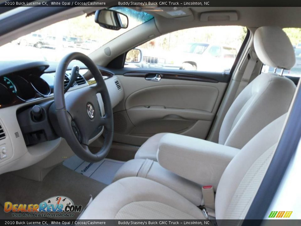 2010 Buick Lucerne CX White Opal / Cocoa/Cashmere Photo #25