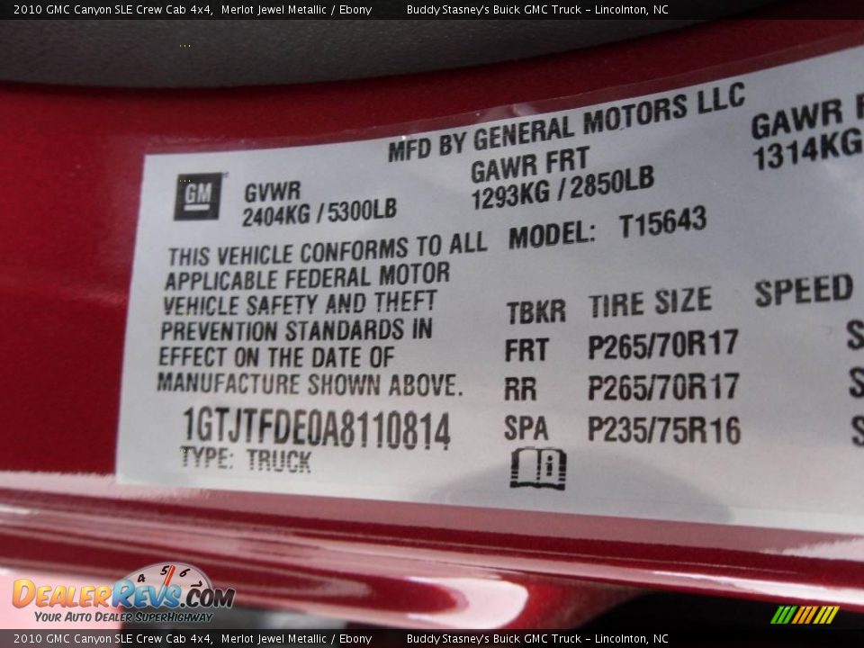 2010 GMC Canyon SLE Crew Cab 4x4 Merlot Jewel Metallic / Ebony Photo #8