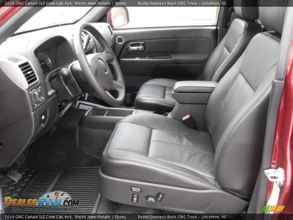 2010 GMC Canyon SLE Crew Cab 4x4 Merlot Jewel Metallic / Ebony Photo #9