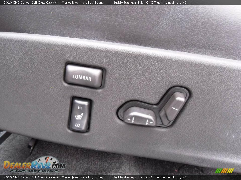 2010 GMC Canyon SLE Crew Cab 4x4 Merlot Jewel Metallic / Ebony Photo #10