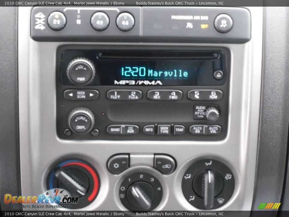 2010 GMC Canyon SLE Crew Cab 4x4 Merlot Jewel Metallic / Ebony Photo #14