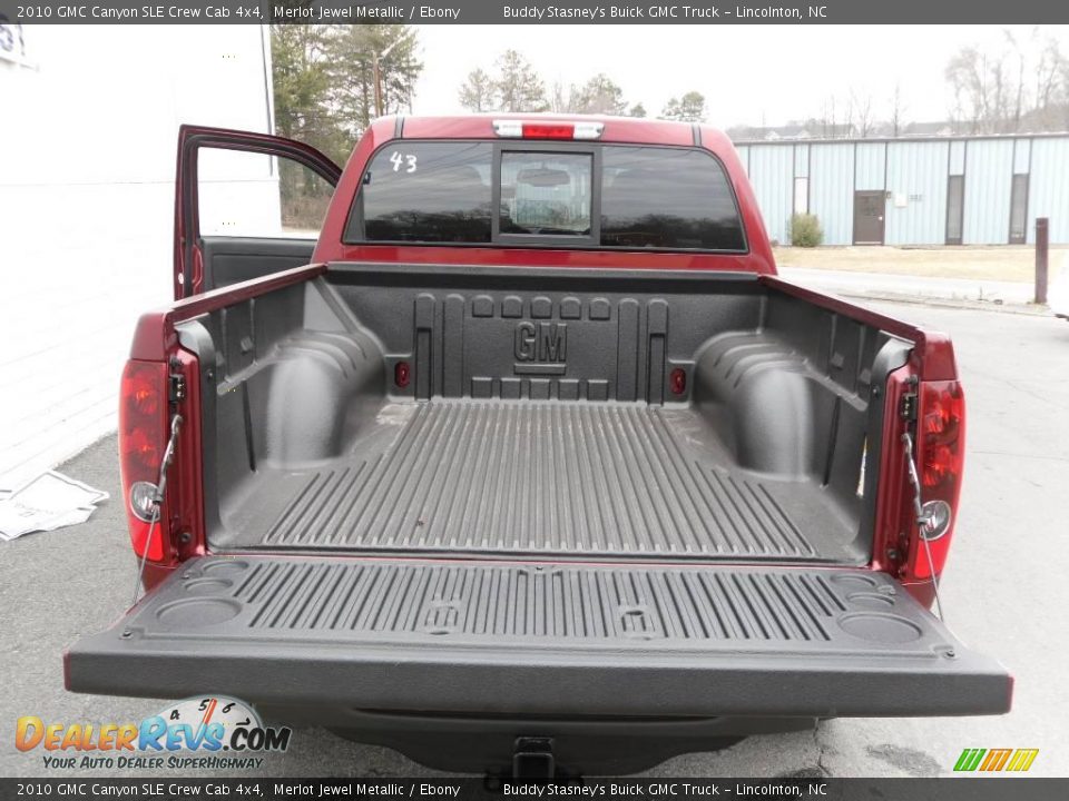 2010 GMC Canyon SLE Crew Cab 4x4 Merlot Jewel Metallic / Ebony Photo #15