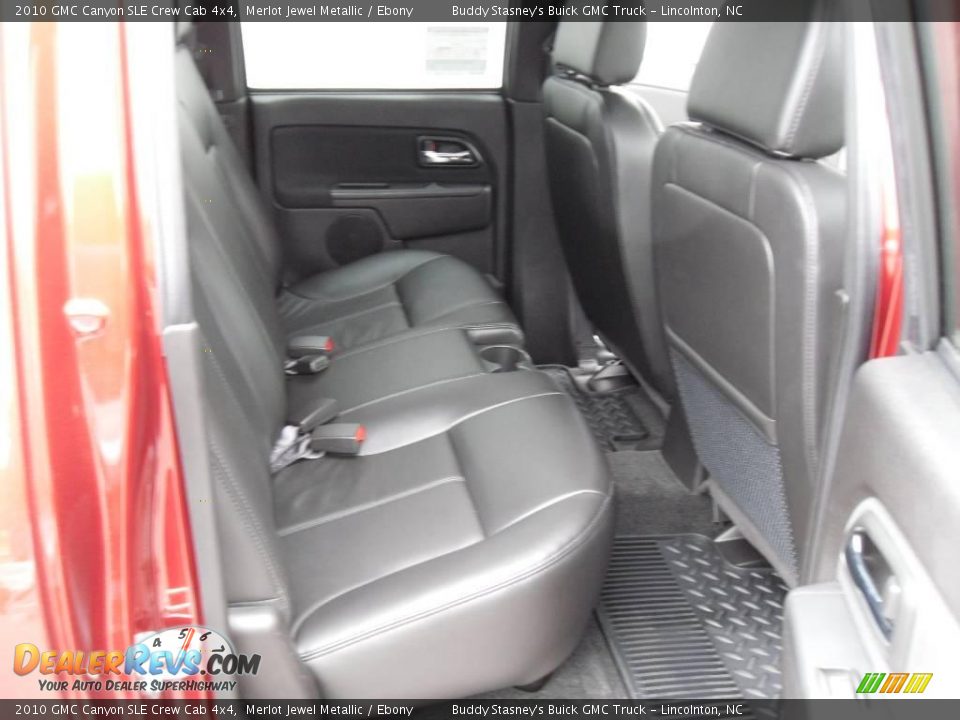 2010 GMC Canyon SLE Crew Cab 4x4 Merlot Jewel Metallic / Ebony Photo #16