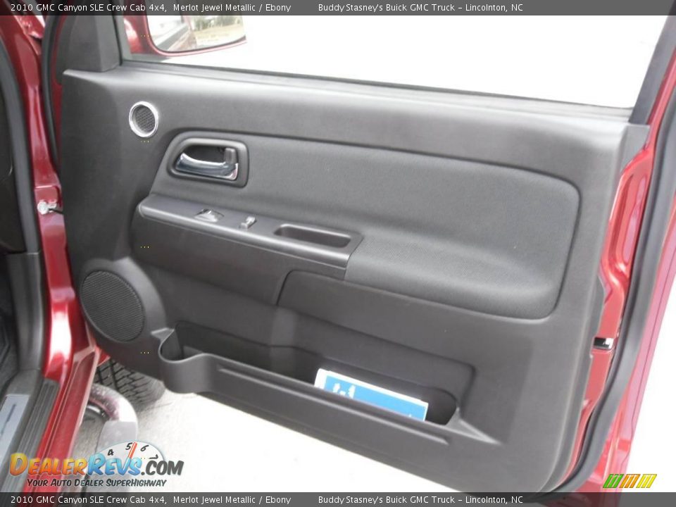 2010 GMC Canyon SLE Crew Cab 4x4 Merlot Jewel Metallic / Ebony Photo #17