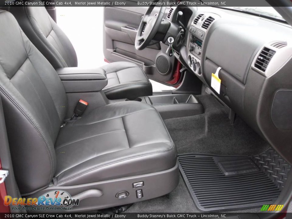 2010 GMC Canyon SLE Crew Cab 4x4 Merlot Jewel Metallic / Ebony Photo #18