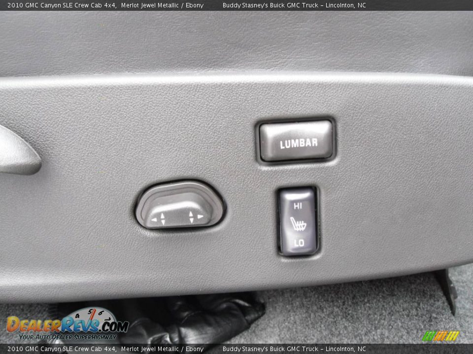 2010 GMC Canyon SLE Crew Cab 4x4 Merlot Jewel Metallic / Ebony Photo #19