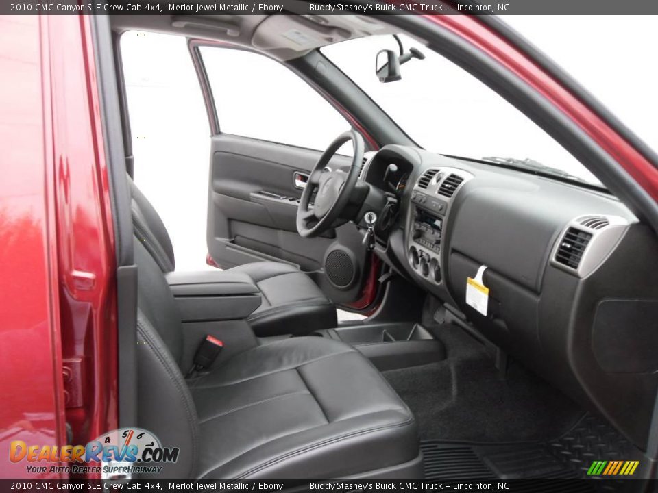 2010 GMC Canyon SLE Crew Cab 4x4 Merlot Jewel Metallic / Ebony Photo #20