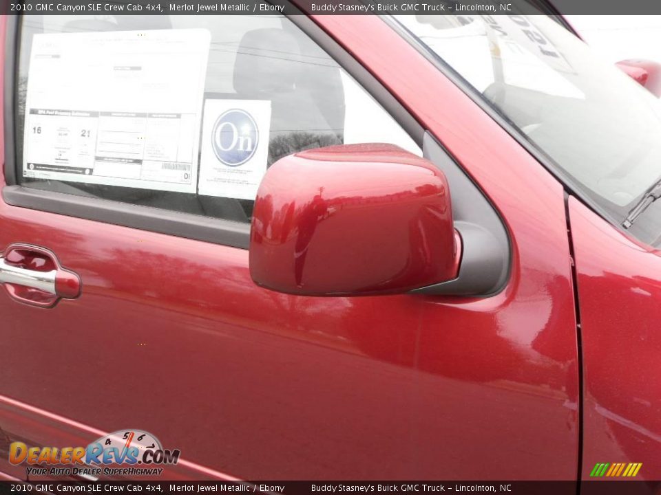 2010 GMC Canyon SLE Crew Cab 4x4 Merlot Jewel Metallic / Ebony Photo #21