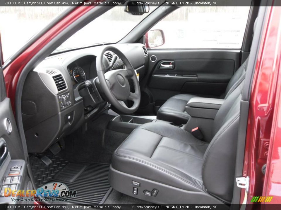 2010 GMC Canyon SLE Crew Cab 4x4 Merlot Jewel Metallic / Ebony Photo #26
