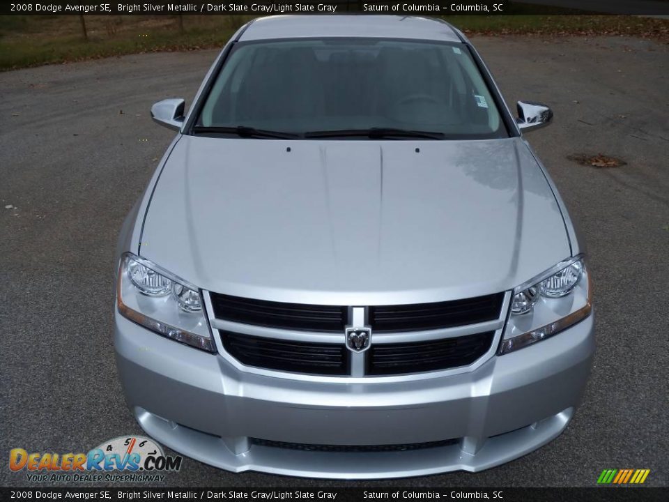 2008 Dodge Avenger SE Bright Silver Metallic / Dark Slate Gray/Light Slate Gray Photo #2