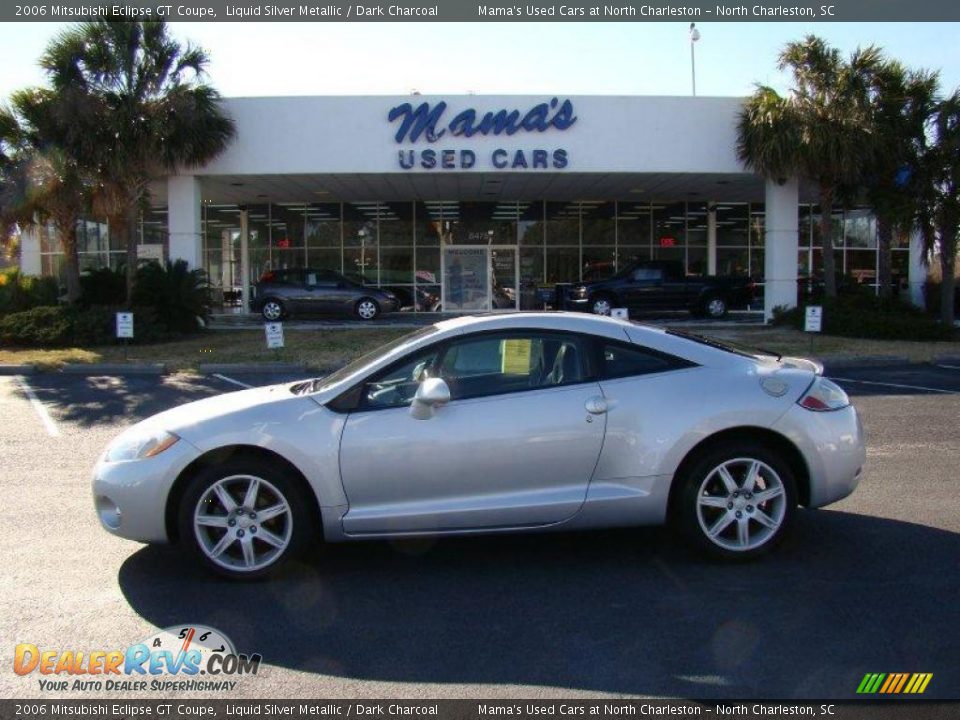 2006 Mitsubishi Eclipse GT Coupe Liquid Silver Metallic / Dark Charcoal Photo #1
