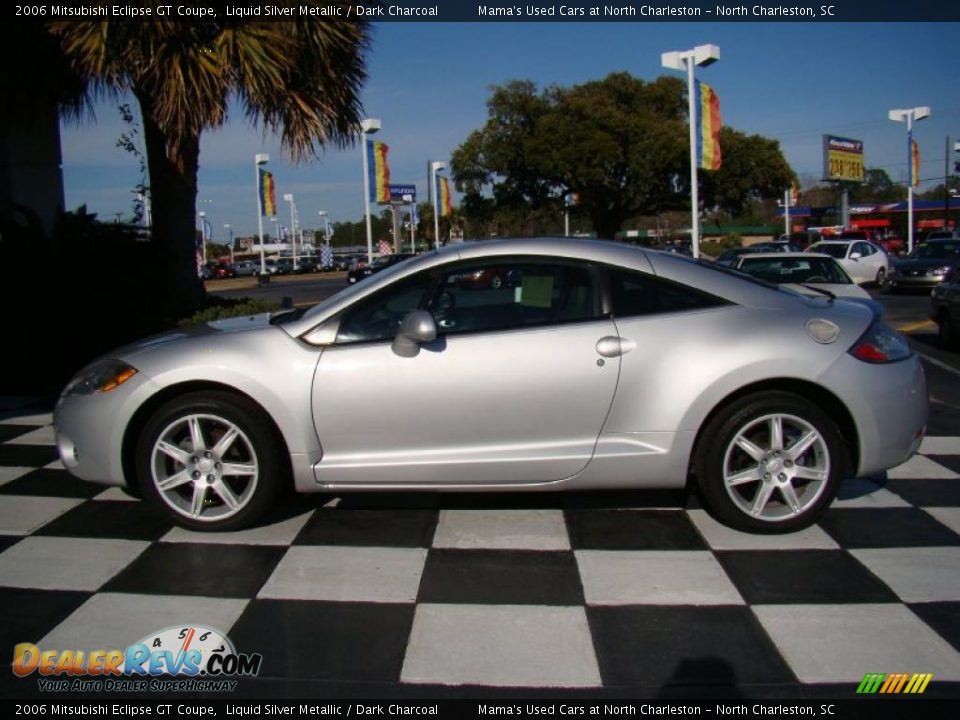 2006 Mitsubishi Eclipse GT Coupe Liquid Silver Metallic / Dark Charcoal Photo #2