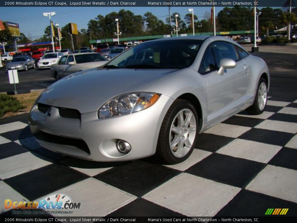 2006 Mitsubishi Eclipse GT Coupe Liquid Silver Metallic / Dark Charcoal Photo #3