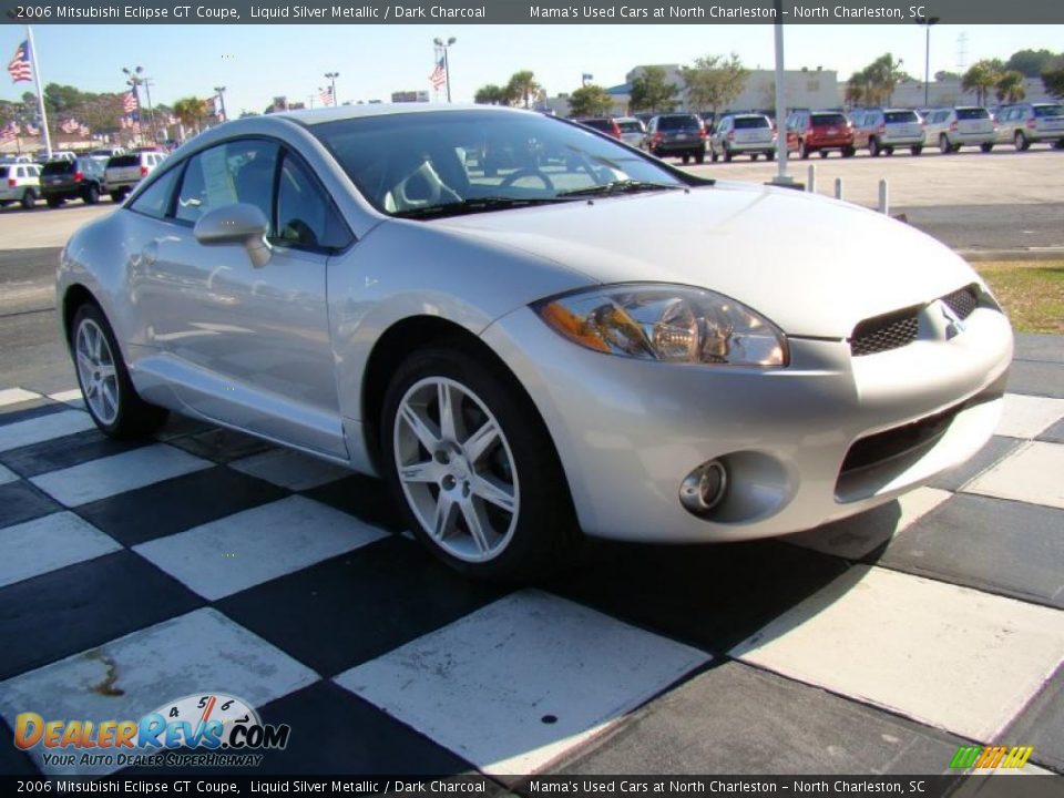 2006 Mitsubishi Eclipse GT Coupe Liquid Silver Metallic / Dark Charcoal Photo #5