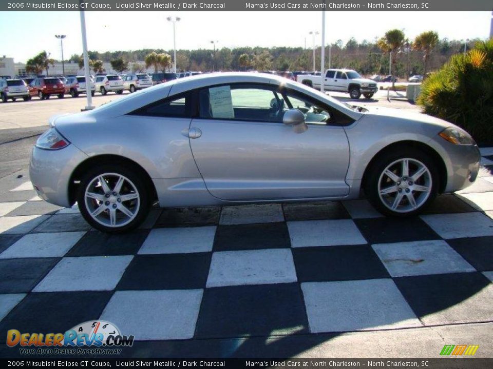 2006 Mitsubishi Eclipse GT Coupe Liquid Silver Metallic / Dark Charcoal Photo #6