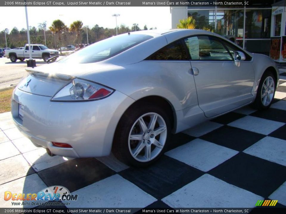 2006 Mitsubishi Eclipse GT Coupe Liquid Silver Metallic / Dark Charcoal Photo #7
