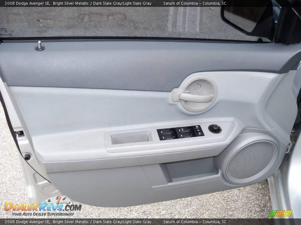 2008 Dodge Avenger SE Bright Silver Metallic / Dark Slate Gray/Light Slate Gray Photo #19