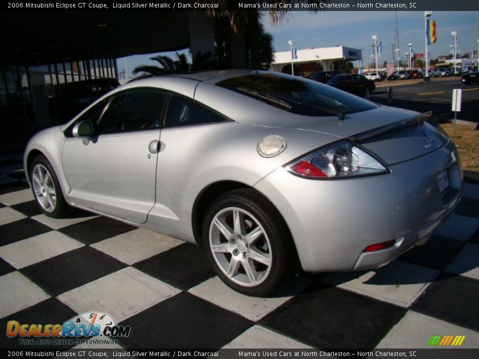 2006 Mitsubishi Eclipse GT Coupe Liquid Silver Metallic / Dark Charcoal Photo #9