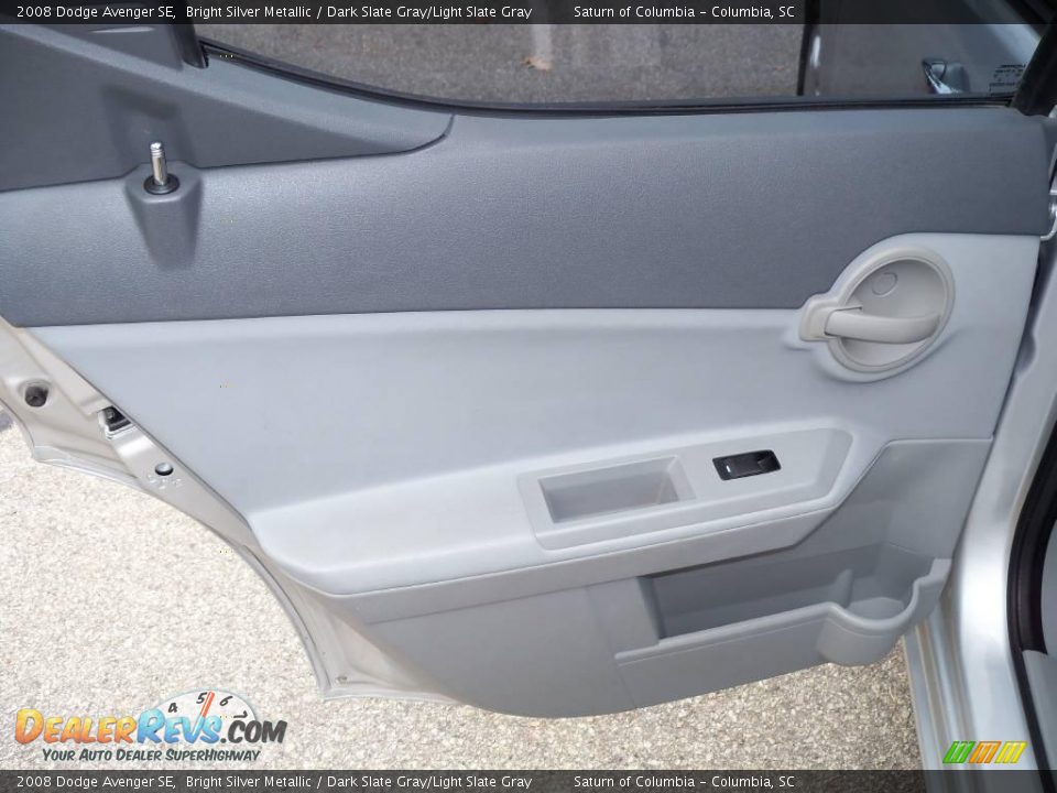 2008 Dodge Avenger SE Bright Silver Metallic / Dark Slate Gray/Light Slate Gray Photo #20