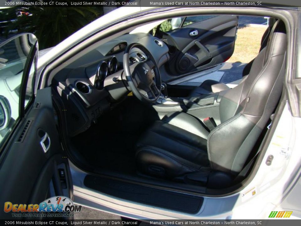 2006 Mitsubishi Eclipse GT Coupe Liquid Silver Metallic / Dark Charcoal Photo #10