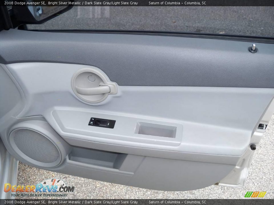 2008 Dodge Avenger SE Bright Silver Metallic / Dark Slate Gray/Light Slate Gray Photo #21