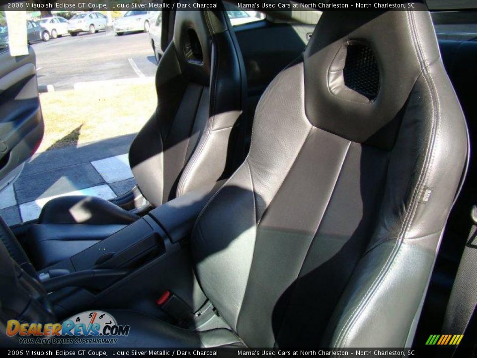 2006 Mitsubishi Eclipse GT Coupe Liquid Silver Metallic / Dark Charcoal Photo #11