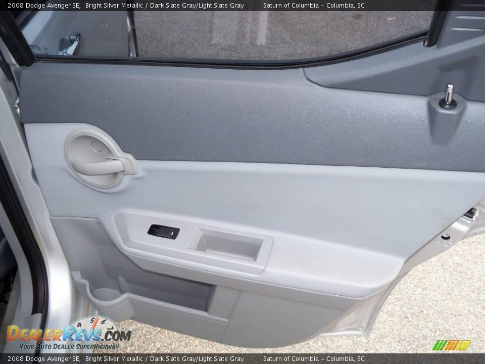 2008 Dodge Avenger SE Bright Silver Metallic / Dark Slate Gray/Light Slate Gray Photo #22