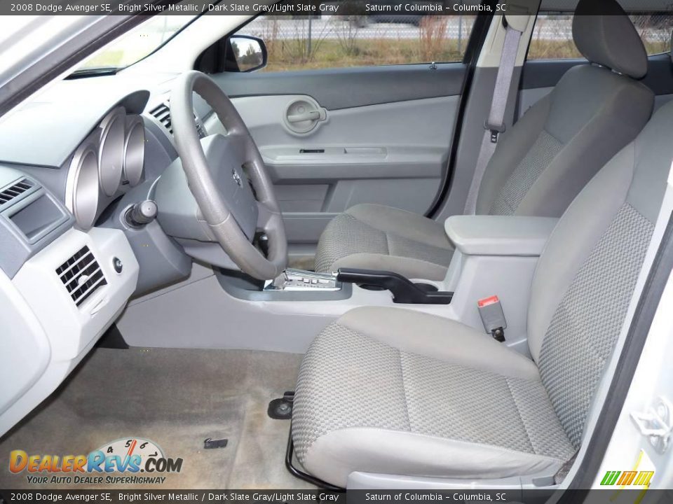 2008 Dodge Avenger SE Bright Silver Metallic / Dark Slate Gray/Light Slate Gray Photo #23