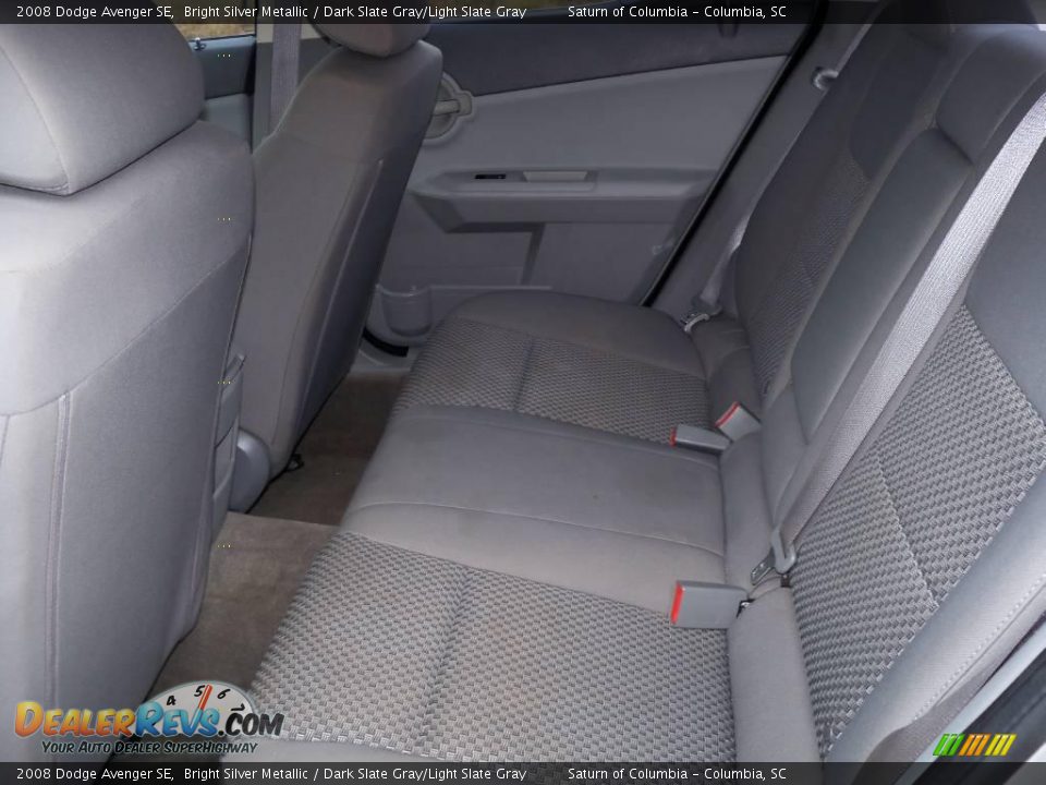 2008 Dodge Avenger SE Bright Silver Metallic / Dark Slate Gray/Light Slate Gray Photo #24
