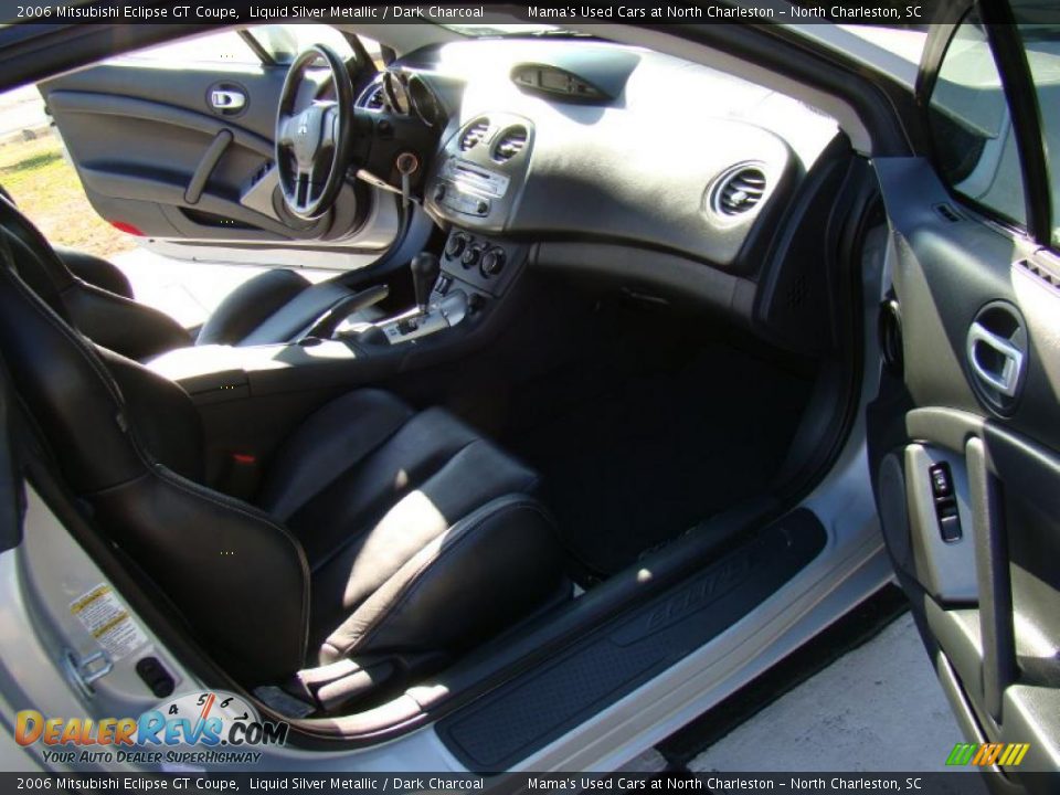 2006 Mitsubishi Eclipse GT Coupe Liquid Silver Metallic / Dark Charcoal Photo #13