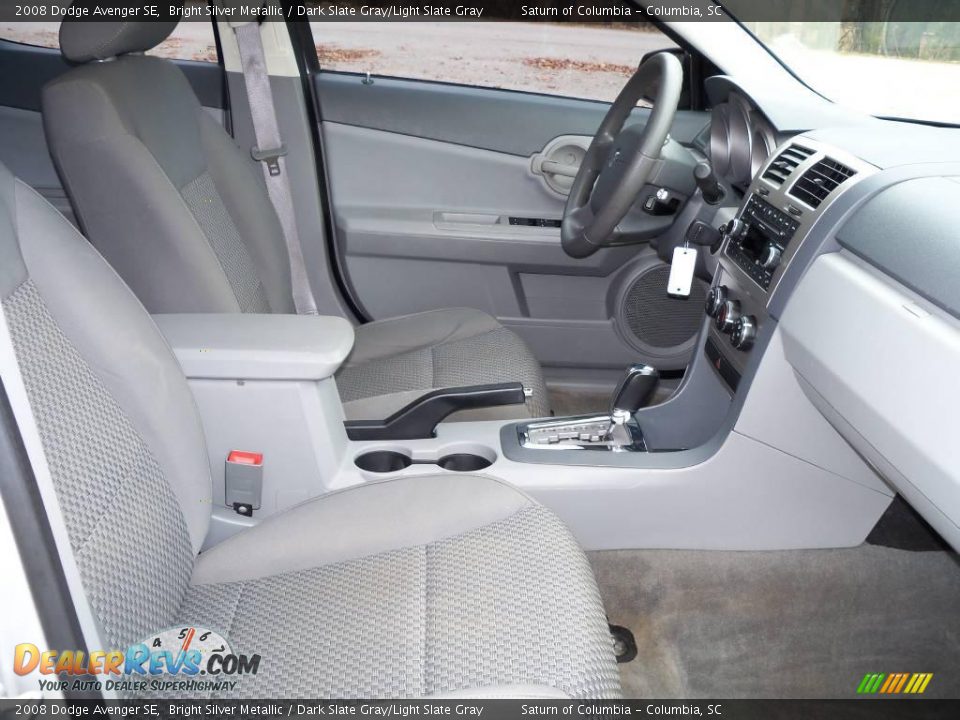 2008 Dodge Avenger SE Bright Silver Metallic / Dark Slate Gray/Light Slate Gray Photo #25